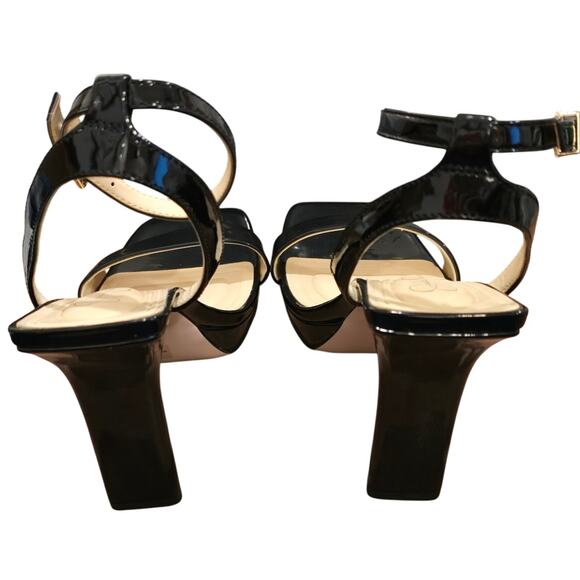 Jessica Simpson Adonia Two-Piece Platform Dress Sandals Black New 7.5 - Picture 7 of 8